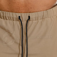 Pantalones Cortos Deportivos Casuales de Algodón para Hombre, Transpirables, de Secado Rápido, Cintura Alta, con Cordón, Logotipo Personalizado, Servicio OEM, CrossFit, Fitness