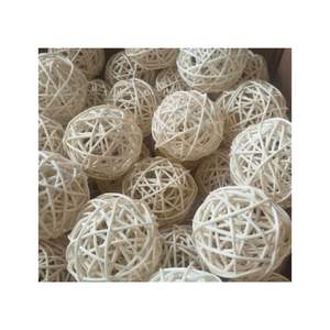 100% hecho a mano respetuoso con el medio ambiente Bola de ratán Marco de Luz Decoración nuevo modelo Bola de ratán de Vietnam muestra gratis artesanías de mimbre - Product Image 5