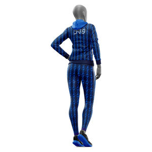 Conjunto Deportivo de Invierno para Mujer, Personalizado, 100% Poliéster, Cortavientos, de Secado Rápido, Transpirable, Sudadera con Capucha - Product Image 3