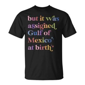 T-shirt promozionale con scritta 'Born in the Gulf of Mexico' - Product Image 1