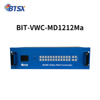 Controlador de Video Wall HDMI con Pantalla LCD y Teclado, para Divisor de Video 4K60, Modos Combinados 2X2+2X2, FCC/CE
