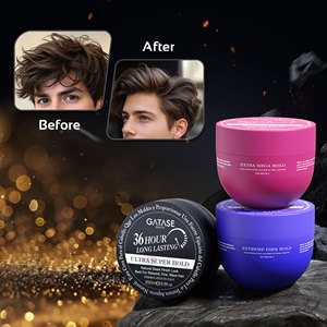 Cire coiffante pour <span class=keywords><strong>cheveux</strong></span> à l'huile d'argan biologique, marque privée Gatase, sans effet gras, tenue forte 36h, pour <span class=keywords><strong>cheveux</strong></span> fins, doux, bouclés, contrôle des frisottis - Product Image 2