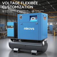 8bar 16 bar 20bar général industriel 7.5KW 11KW 15KW 22KW tout en un compresseur d'air à vis pour la découpe laser 1000W-6000W