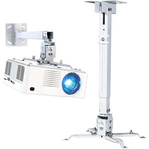 5Core <b>Projector</b> <b>Mount</b> Ceiling Wall Universal Holder Adjustable Low Profile Capacity 40lb - Product Image 1