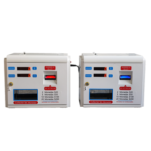 Mini Cambiador <span class=keywords><strong>de</strong></span> <span class=keywords><strong>Monedas</strong></span> <span class=keywords><strong>de</strong></span> Pared, <span class=keywords><strong>Dispensador</strong></span> Automático <span class=keywords><strong>de</strong></span> <span class=keywords><strong>Monedas</strong></span> Metálicas con Aceptador <span class=keywords><strong>de</strong></span> Billetes para Centro <span class=keywords><strong>de</strong></span> Entretenimiento - Product Image 1