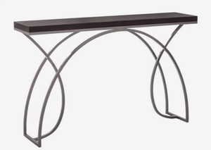 New Look Home Espejo superior decorativo Muebles de sala de estar Mesa de consola Mesa moderna Consola sólida Mesa central lateral Metal - Product Image 5