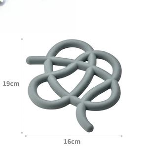 Food-grade Thickened <b>Silicone</b> Minimalist Heat Resistant Non-Slip Kitchen <b>Mat</b> for Enamel Pots and Casserole Dishes Anti-Scald - Product Image 5