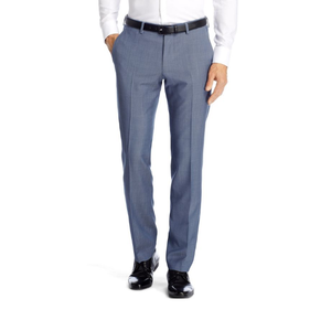 Pantalon et pantalon en coton taille haute coupe ajustée avec logo personnalisé avec poches latérales et fermeture éclair pour hommes BD - Product Image 6