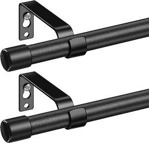 Barra de Cortina Metálica Industrial YIJIALE de Alta Resistencia, de 18-28 Pulgadas, para División de Oficinas - Product Image 1