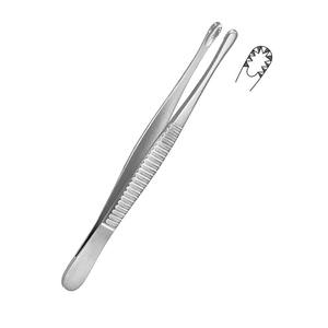 Fórceps de tejido ruso de alta calidad, 5,5 pulgadas, acabado Dall, instrumentos quirúrgicos médicos de acero inoxidable, fórceps de tejido - Product Image 6