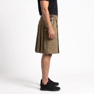 Kilt de travail utilitaire, en toile de coton épaisse, avec poches brodées, logo personnalisé, OEM, vente en gros - Product Image 3