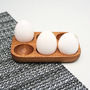 High Quality Eco-friendly Rustic Wooden <b>Egg</b> Holder <b>Storage</b> Box Handmade Wood Refrigerator Tray for <b>Eggs</b> - Product Image 6