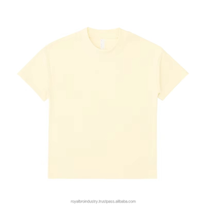 เสื้อยืดถักไหมพรมถักเร็วเป็นมิตรกับสิ่งแวดล้อมผ้าคอตตอน210gsm 100% ลายสกรีนผ้าไหมตามสั่งสไตล์สตรีท - Product Image 6