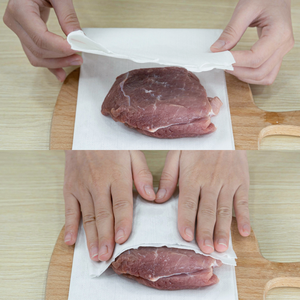 Krclean 150 Sheets Food Cleaning Cloths 30x30cm/30x20cm Drying Preservation Towels for Fish <b>Meat</b> Vegetables Fruits Kitchen Use - Product Image 4