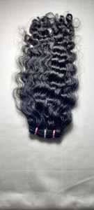 Extensiones de Cabello Humano Remy Natural, Paquete Jerry Indio, Estilo Suelto, Ondas Profundas, Precios Bajos, Máquina de Cabello Doble, 100% - Product Image 6