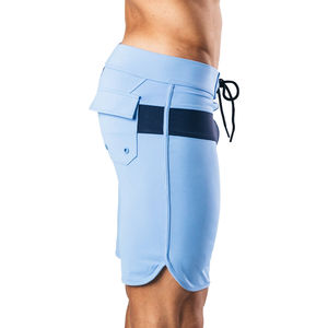 กางเกงขาสั้นออกกำลังกายผู้ชายรุ่นใหม่ ขายส่ง คุณภาพเยี่ยม ระบายอากาศ กันน้ำ สีพื้น สไตล์สปอร์ต สำหรับฟิตเนส ออกกำลังกาย และใส่ลำลอง - Product Image 3