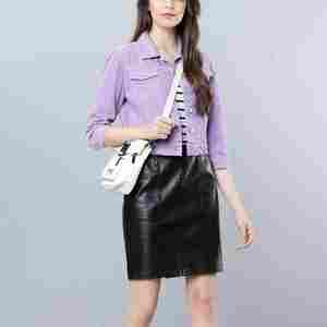 Dernier design, prix OEM bon marché, veste en jean à manches longues pour femmes, respirante et confortable, nouvelles vestes en jean élégantes pour femmes en vente - Product Image 1