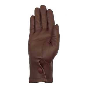 Guantes de cuero sin forro 786Q.Com-SB02282, corte recto, de piel de oveja Nappa, para uniforme, con cierre de broche - Product Image 2