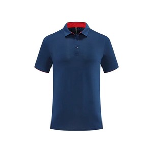 Polo de manga corta para hombre, informal, ajustado, diseño básico a rayas, Polo de algodón, polos - Product Image 2