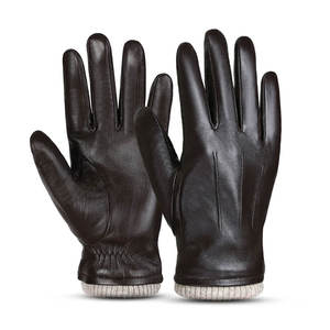 Guantes de cuero de moda Unisex de dedo completo personalizados Material Druable transpirable al aire libre Unisex guantes de cuero de moda - Product Image 1