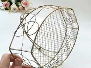 High Selling Elegant <b>Metal</b> Wire Fruit <b>Basket</b> for Home Hotel Kitchen Tabletop Display & <b>Storage</b> Premium Quality <b>Storage</b> Organizer - Product Image 5