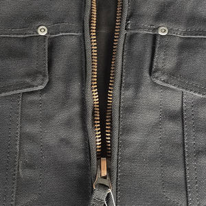 Chaleco para Hombre con Cierre de Cremallera y Estampado Sólido, Ropa de Abrigo de Otoño, Logotipo Personalizado, Bolsillos, Venta al por Mayor, Chaleco de Pesca - Product Image 5