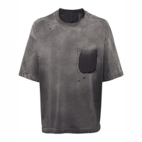 Camiseta Ringer de Punto Grueso con Logotipo Personalizado, 100% Algodón Ecológico, Protección UV, Impresión Serigráfica con Letras