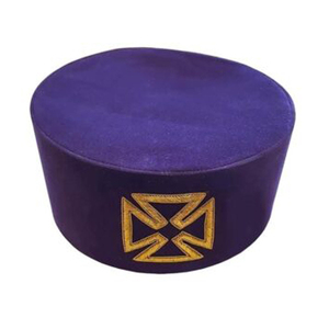Masonic Caps Crowns USA y London Regalia Degree Scottish Rite Sovereign Grand Inspector General Purple Cap all RD 2025 - Product Image 2