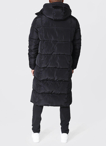 Offre Spéciale avec logo personnalisé Veste longue en duvet à bulles pour hommes Manteau long chaud d'hiver pour hommes Veste matelassée à fermeture éclair - Product Image 2