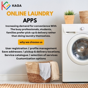 Ứng dụng giặt thông minh cung cấp dịch vụ giặt khô, giặt, đón và giao hàng tận nhà theo yêu cầu cho dịch vụ di động không rắc rối. - Product Image 2