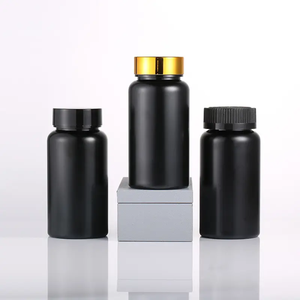 OEM ODM Mejor Precio Widemouth 120ml Botellas de Medicina de plástico negro con tapa para cápsula, tableta Fabricante de Vietnam - Product Image 4