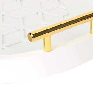 Bandeja de Servicio Acrílica Transparente Premium con Asas Integradas, Bandeja Rectangular Grande de Lucite para Mesa de Centro, Otomanas - Product Image 5