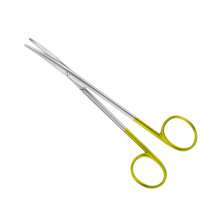 Metzenbaum, tijeras quirúrgicas alemanas de acero inoxidable de 6 pulgadas, Grado Industrial, borde liso, acabado Dall para uso en laboratorio médico - Product Image 1