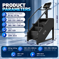 Appareil de fitness cardio BN Gym Studio Hotel : Stepmill robuste, simulateur d'escalade, machine à monter les escaliers