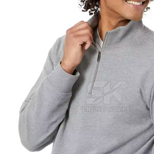 Nuevo diseño, las mejores sudaderas lisas con cremallera, MOQ bajo, sudaderas lisas con cremallera a precio de mayoreo, hechas en Pakistán. - Product Image 5