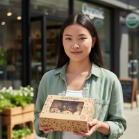 Scatole Rigide in Carta Kraft Ecologica Riciclabile con Laminazione Opaca e Stampa UV Personalizzabile per Cornici Fotografiche, Snack e Alimenti Surgelati