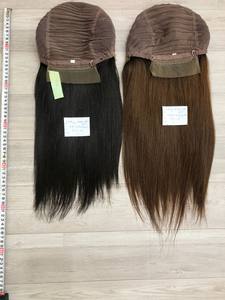 Perruque de cheveux humains, cheveux naturels raides ondulés, cheveux bouclés à la vapeur, perruque de cheveux péruviens, vente en gros - Product Image 2