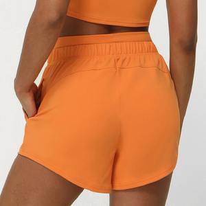 Pantalones cortos cómodos de material de algodón para mujer, pantalones cortos OEM de alta calidad al por mayor para mujer, pantalones cortos de sudor ligeros - Product Image 2