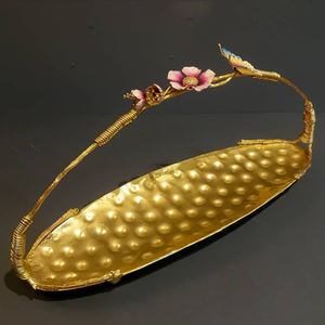 Bandeja de Metal y Espejo de Diseño Elegante para Decoración Festiva, Regalos y Presentación con Estilo en el Hogar - Product Image 4