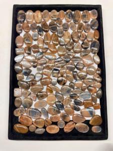 100% naturel noir pierre de lune Cabochon poli pierre précieuse en vrac pour bijoux et artisanat d'art cadeau parfait pour elle - Product Image 5