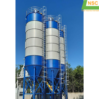 Silo Verticale per Cemento per Stoccaggio di Materiali in Polvere, Produzione di Calcestruzzo e Applicazioni Industriali