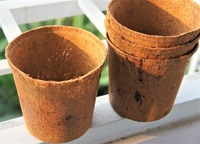 POTS BIOLOGIQUES EN FIBRE DE NOIX DE COCO 100%/POT DE COCO BIODÉGRADABLE/POT DE PLANTE EN FIBRE DE COCO DE NOIX DE COCO MOINS CHER