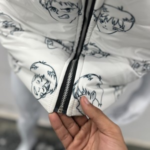 OEM Wholesale 100% Premium Quality Dual-Wear <b>Puffer</b> <b>Jacket</b> with Custom Logo <b>Thin</b> Stand Collar Winter Coated Customized Design - Product Image 2