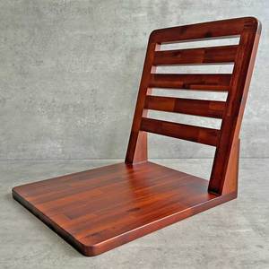Chaise de sol minimaliste japonaise traditionnelle élégante GB68015, chaise de massage japonaise en bois pour la maison et le bureau - Product Image 4