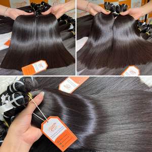 Extensiones de cabello de trama recta de hueso sedoso Color natural Longitud 14 16 pulgadas Cabello humano real SDD Precio al por mayor - Product Image 5
