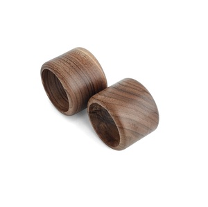 Servilletero de madera de lujo para mesa de Hotel, soporte decorativo hecho a mano, anillo de servilleta moderno, vendedor personalizado - Product Image 2