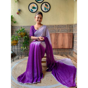 Chemisier sarouel au Design moderne de meilleure qualité, nouveau chemisier de travail 2023 en séquence Georgette, exportation et fourniture indiennes - Product Image 6