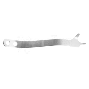 Retractor inferior posterior Mango doblado de quince pulgadas con agujeros Instrumento quirúrgico ortopédico de acero inoxidable - Product Image 3