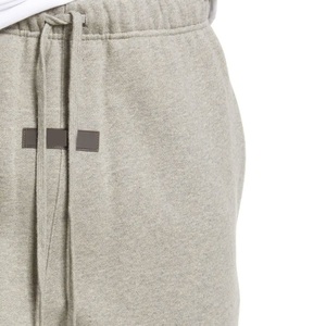 High Street Hombres Casual 100% Algodón Pantalones cortos transpirables Cordón Cintura elástica Bolsillos laterales Sólido Liso teñido Suave Fitness - Product Image 5
