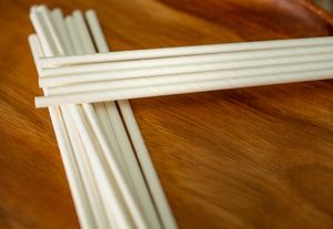 หลอดดูดน้ำแบบใช้แล้วทิ้ง Qualitec PFSI ผลิตจากเส้นใยกระดาษ เป็นมิตรต่อสิ่งแวดล้อม บรรจุภัณฑ์แยกชิ้น ปราศจากพลาสติก ทนความร้อน - Product Image 2